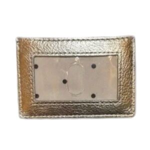 ON 34th Silver Slim Card Holder Wallet | Minimalist ID Case NWOT